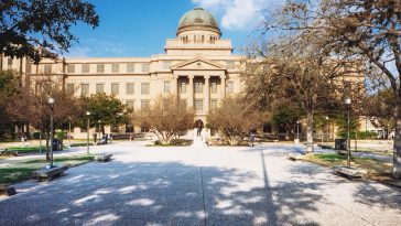 Texas A&M University Statue Covered by Tarp After Protests