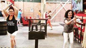 Axe Throwing Fun: Stumpy's Hatchet House Offers Unique Stress Reliever