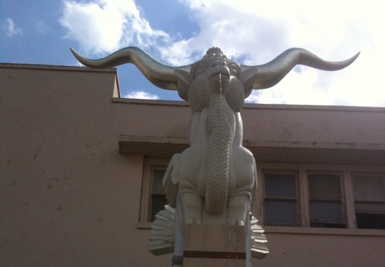 The Mythical Woofus in Fair Park is a Texas Chimera