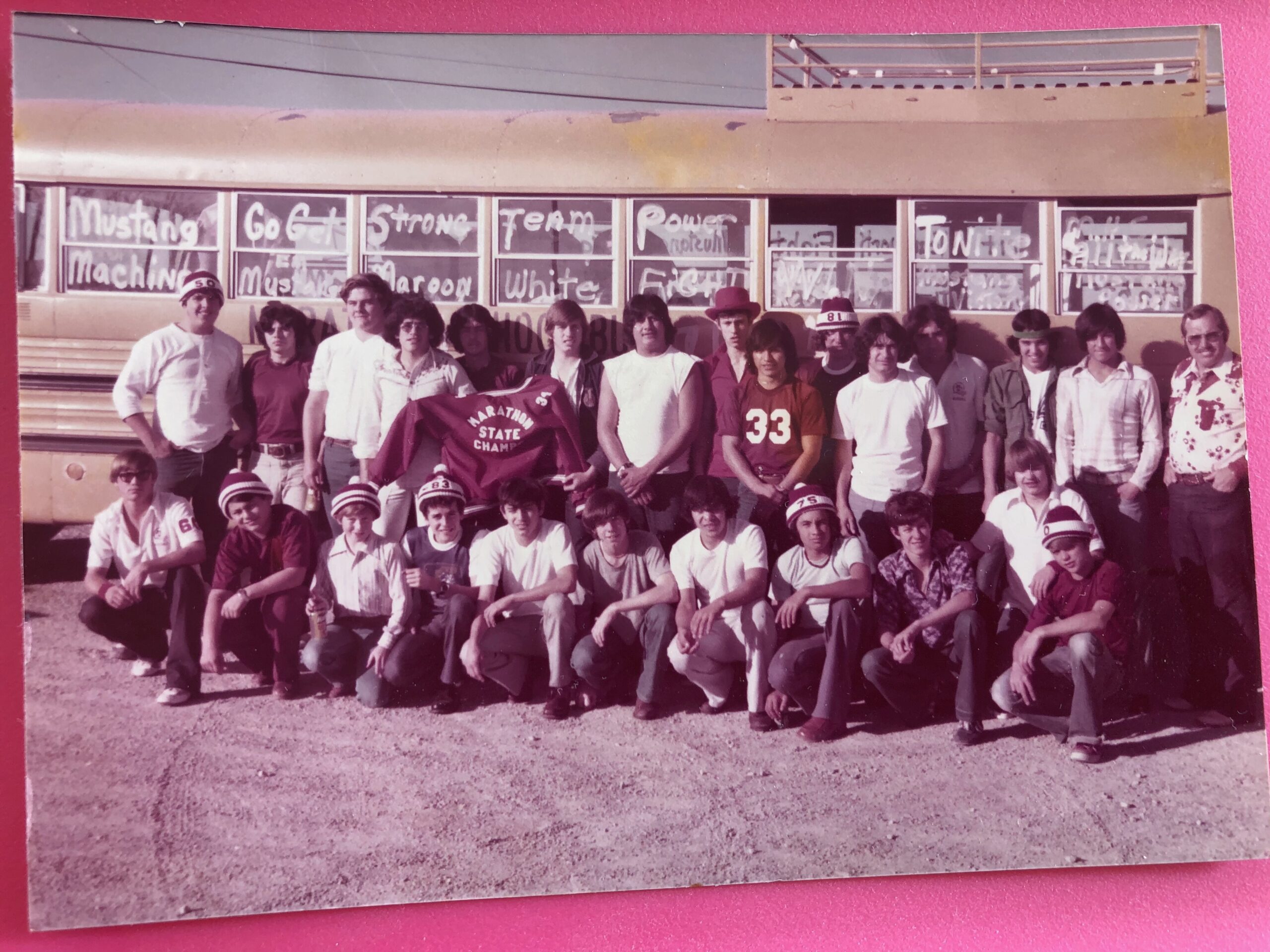 Honoring the Marathon Mustangs 1976 State Champions